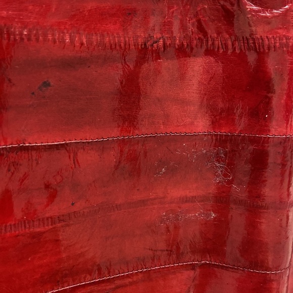 Vintage Genuine Eel Skin Kiss Lock Wallet - Picture 12 of 16